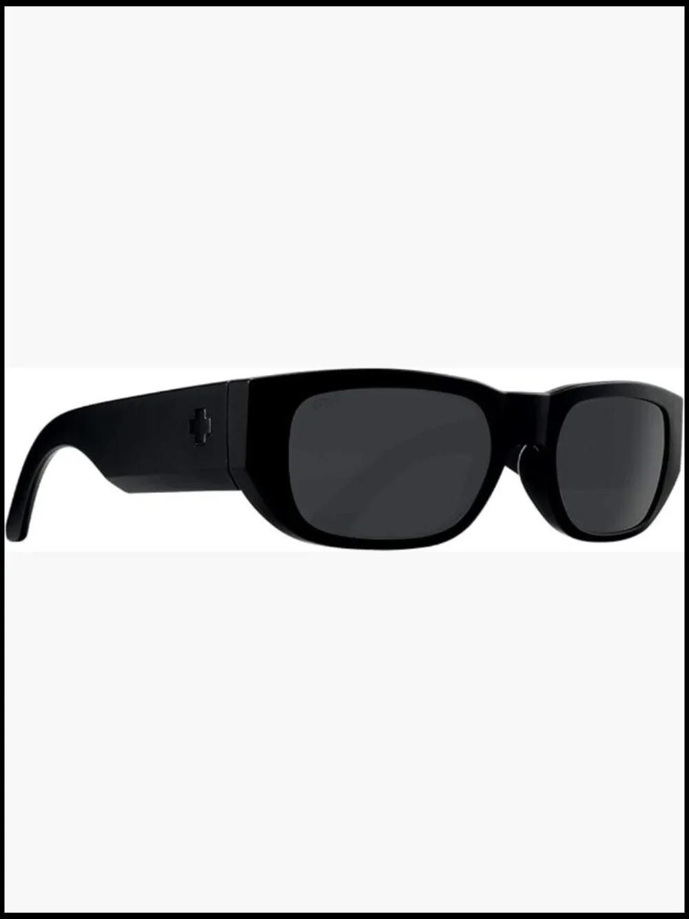 Matte Black Polarized Sunglasses with Happy Lens Technology